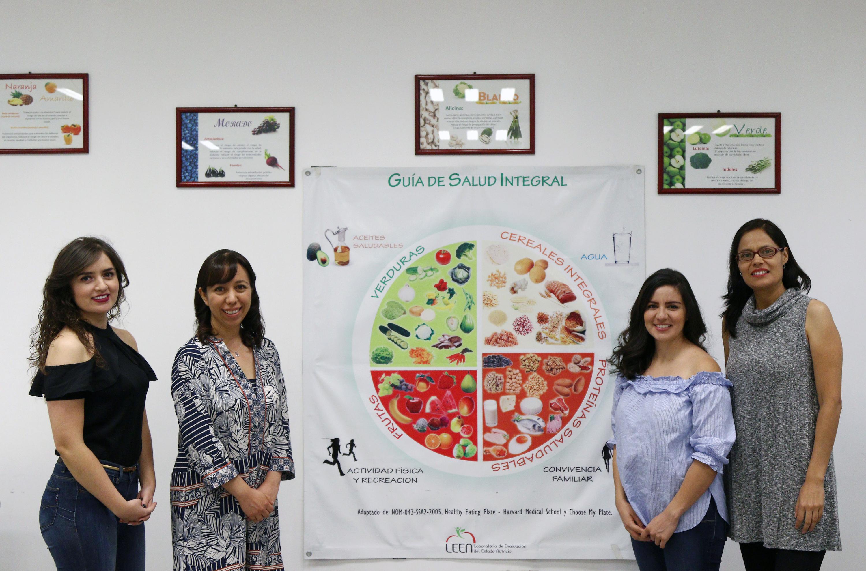 Equipo de nutriólogas que diseñó el nuevo plato del buen comer