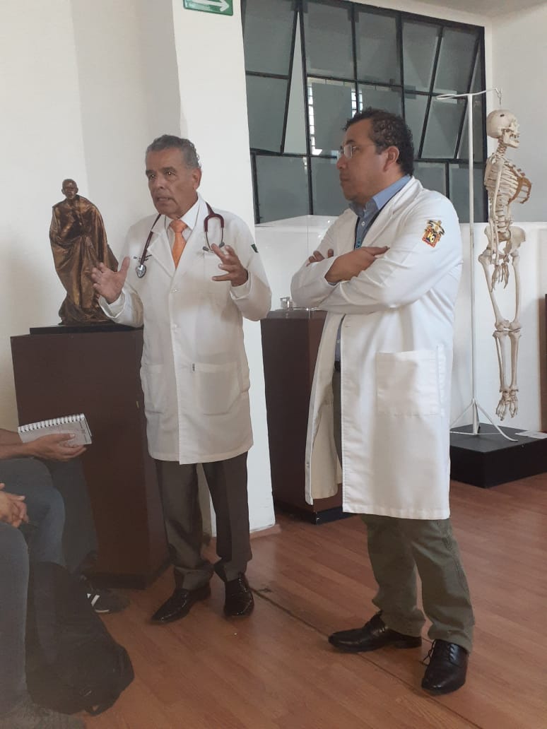 Académicos del CUCS y organizadores de la Conmemoración por el Día Mundial del Corazón