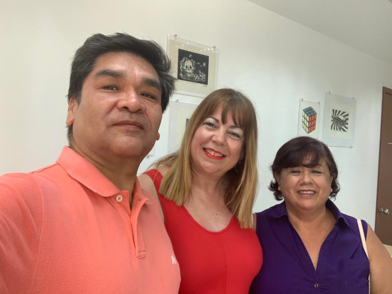 Jefe de Departamento de Psicología Básica, Dra. Serafina Castro y Dra. Lolita Valadez