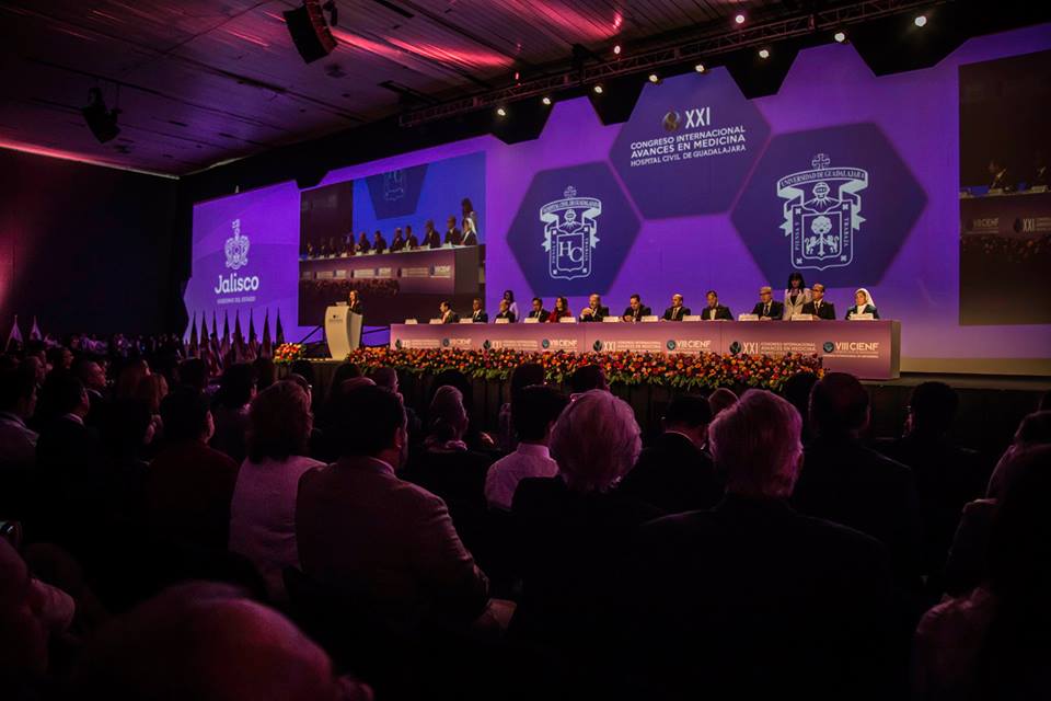 Miembros del presídium en inauguración CIAM 2019