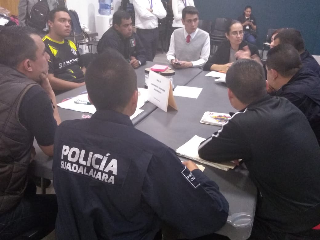 Participantes de las mesas de trabajo 