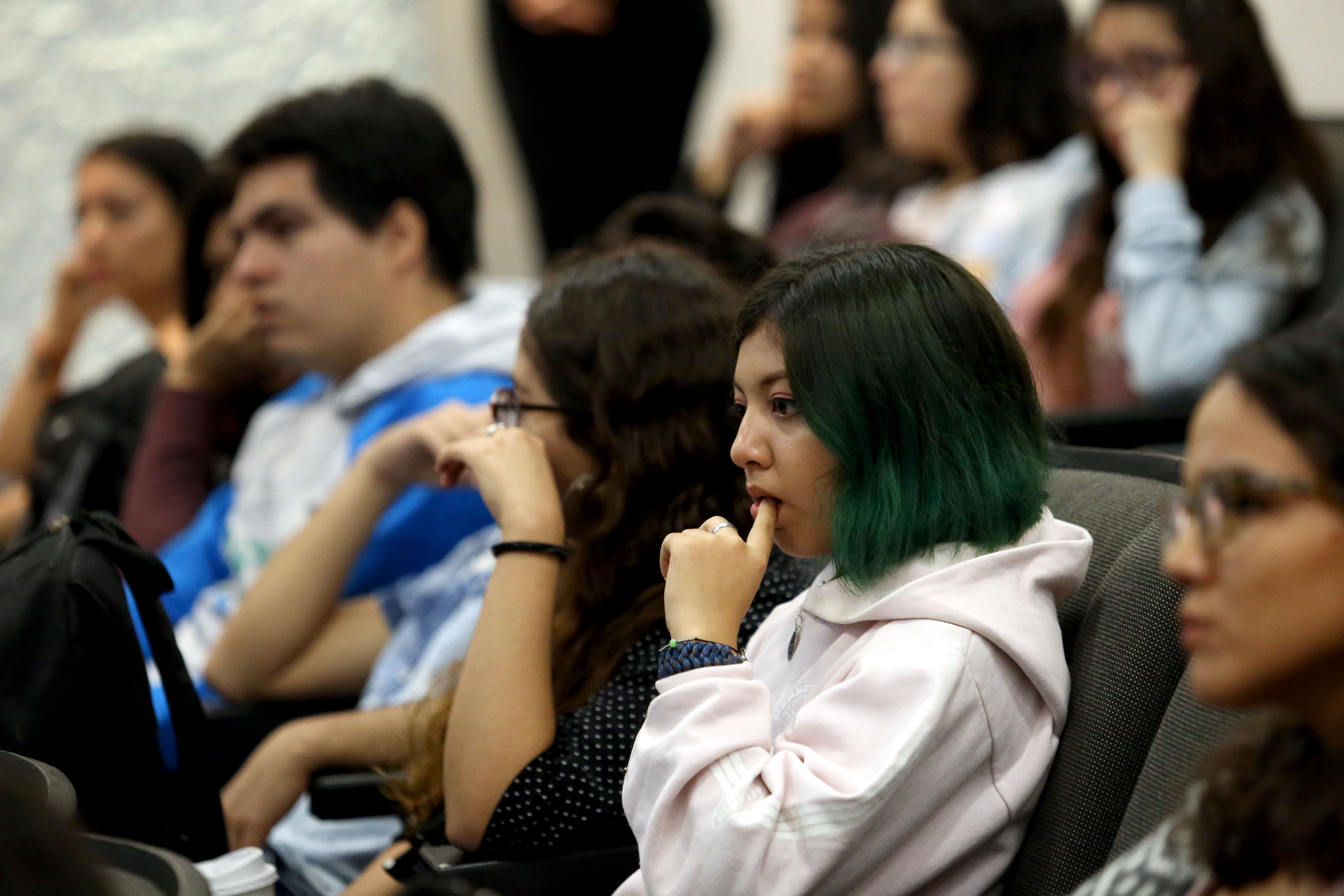 Alumnos asistentes al Foro