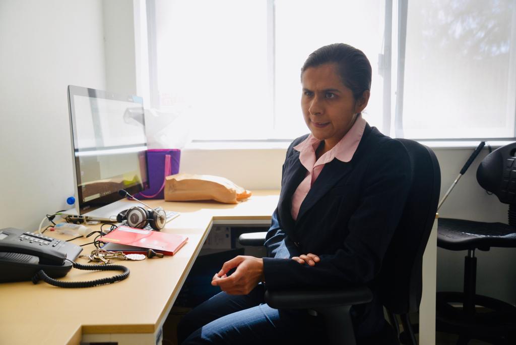 Maribel Flores, jefa de la Unidad de Inclusión 