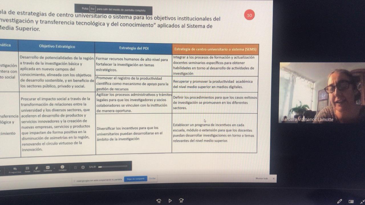 Diapositiva sobre Plan Estratégico