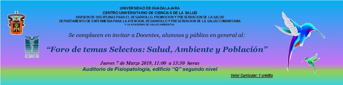 Banner publicitario Foro Salud Ambiental