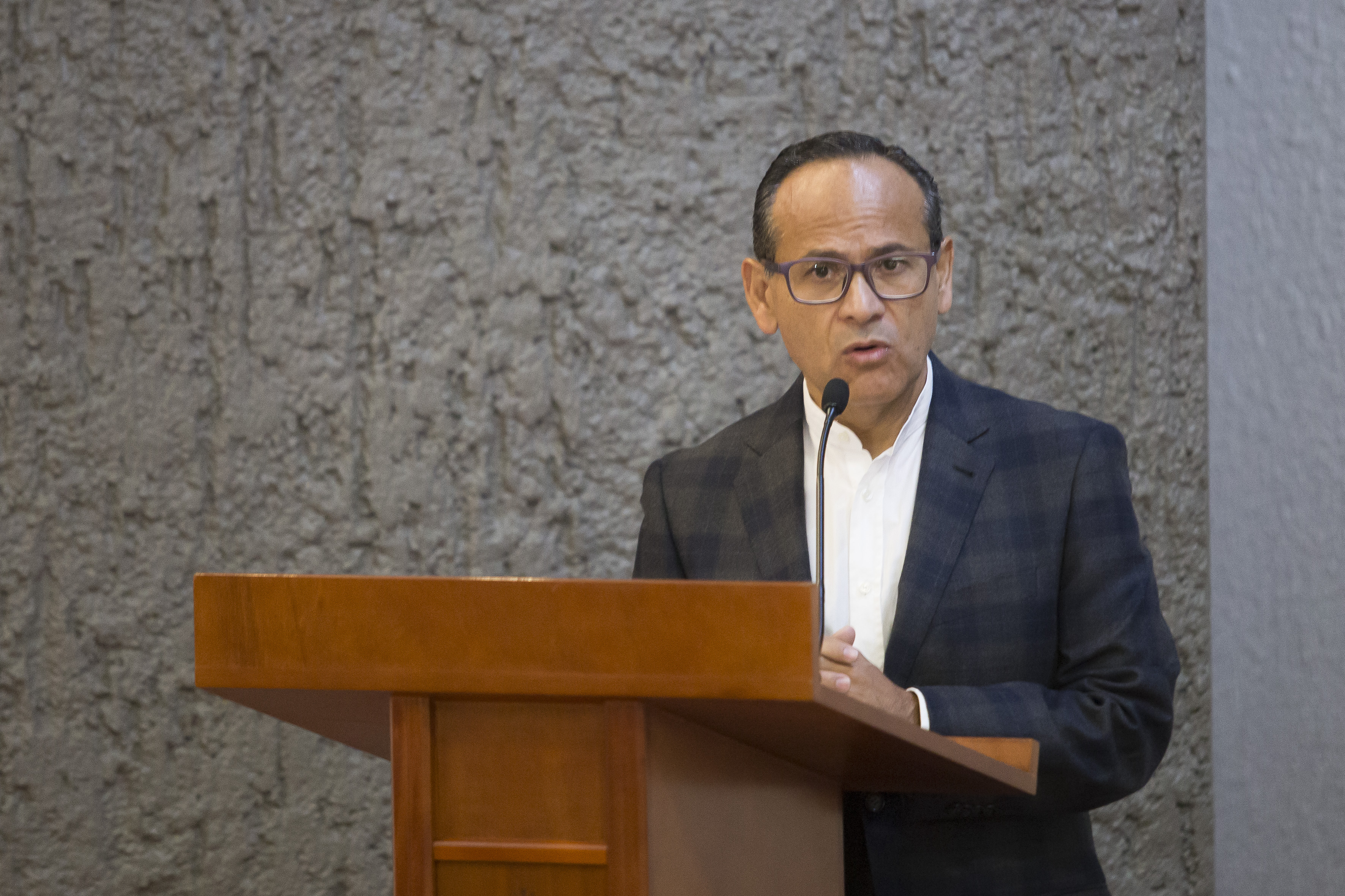 Dr. Héctor Raúl Pérez Gómez, en mensaje inaugural