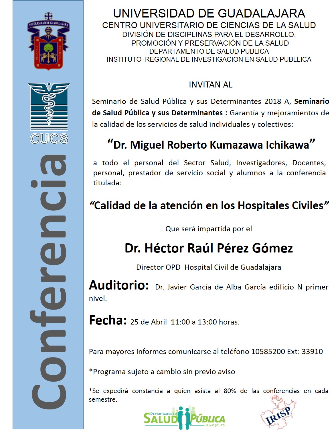 Banner promocional de la conferencia