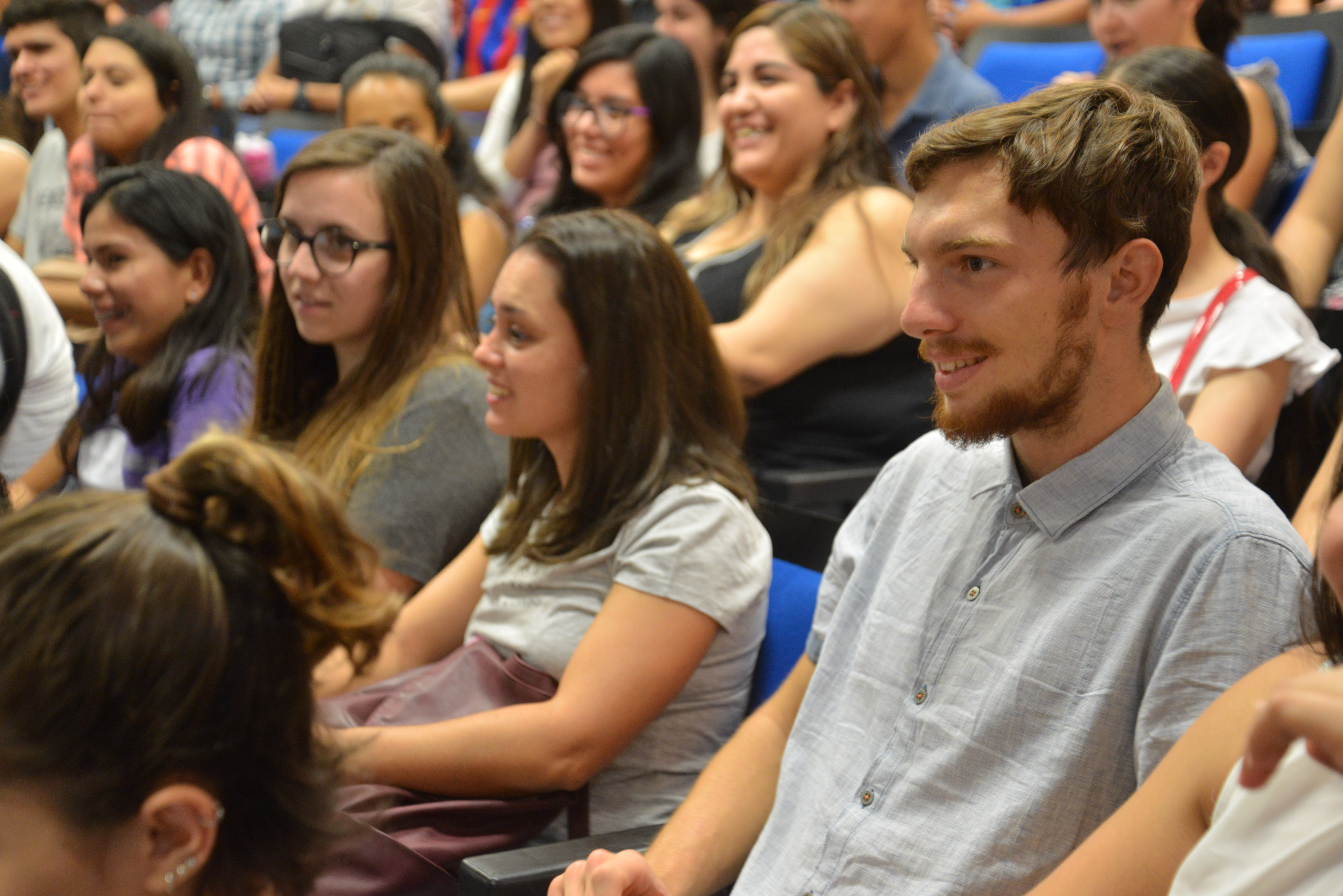 Alumnos de movilidad en acto de bienvenida
