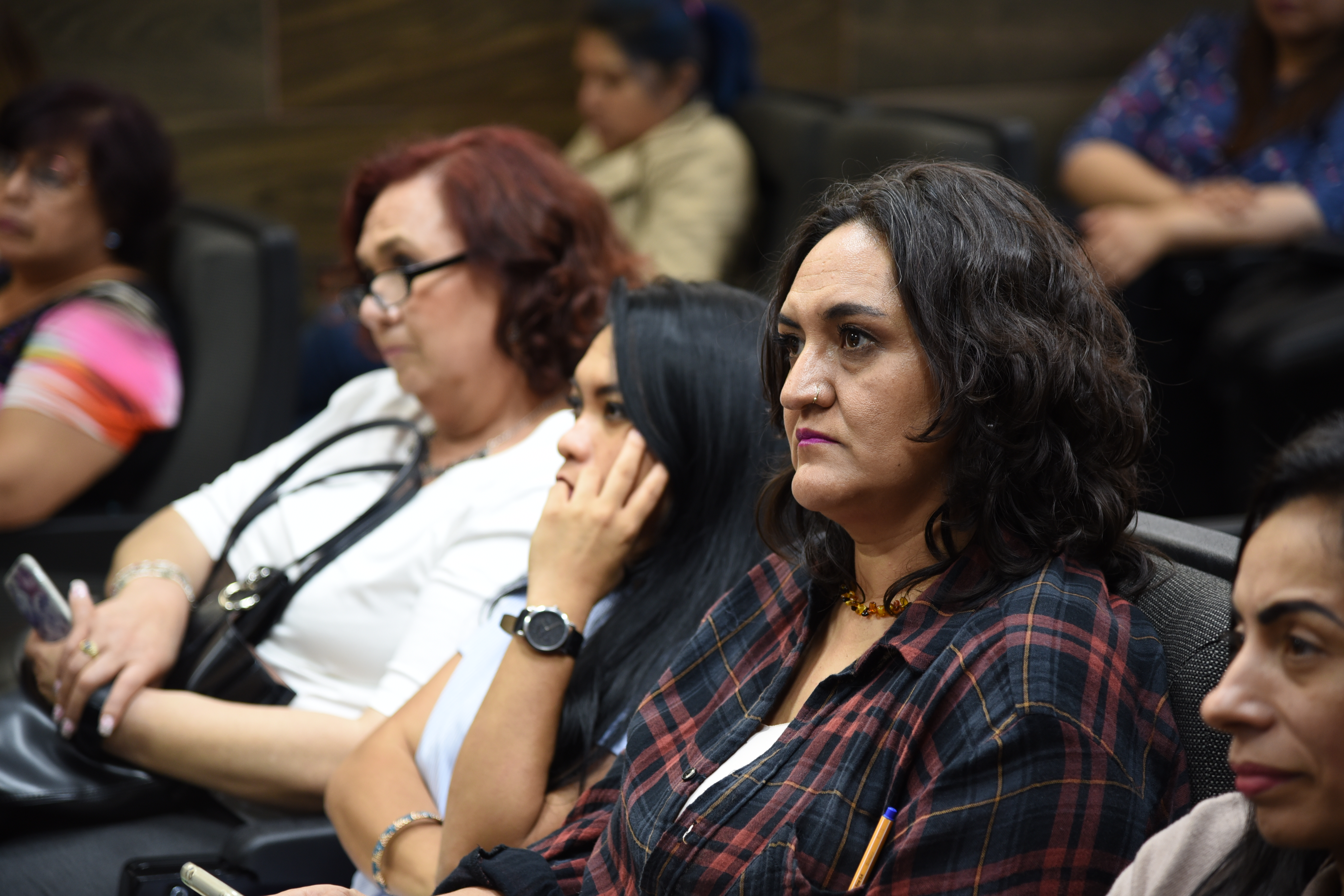 Alumnos del doctorando atentos a los discursos