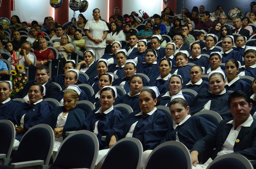 Auditorio lleno de enfermeras