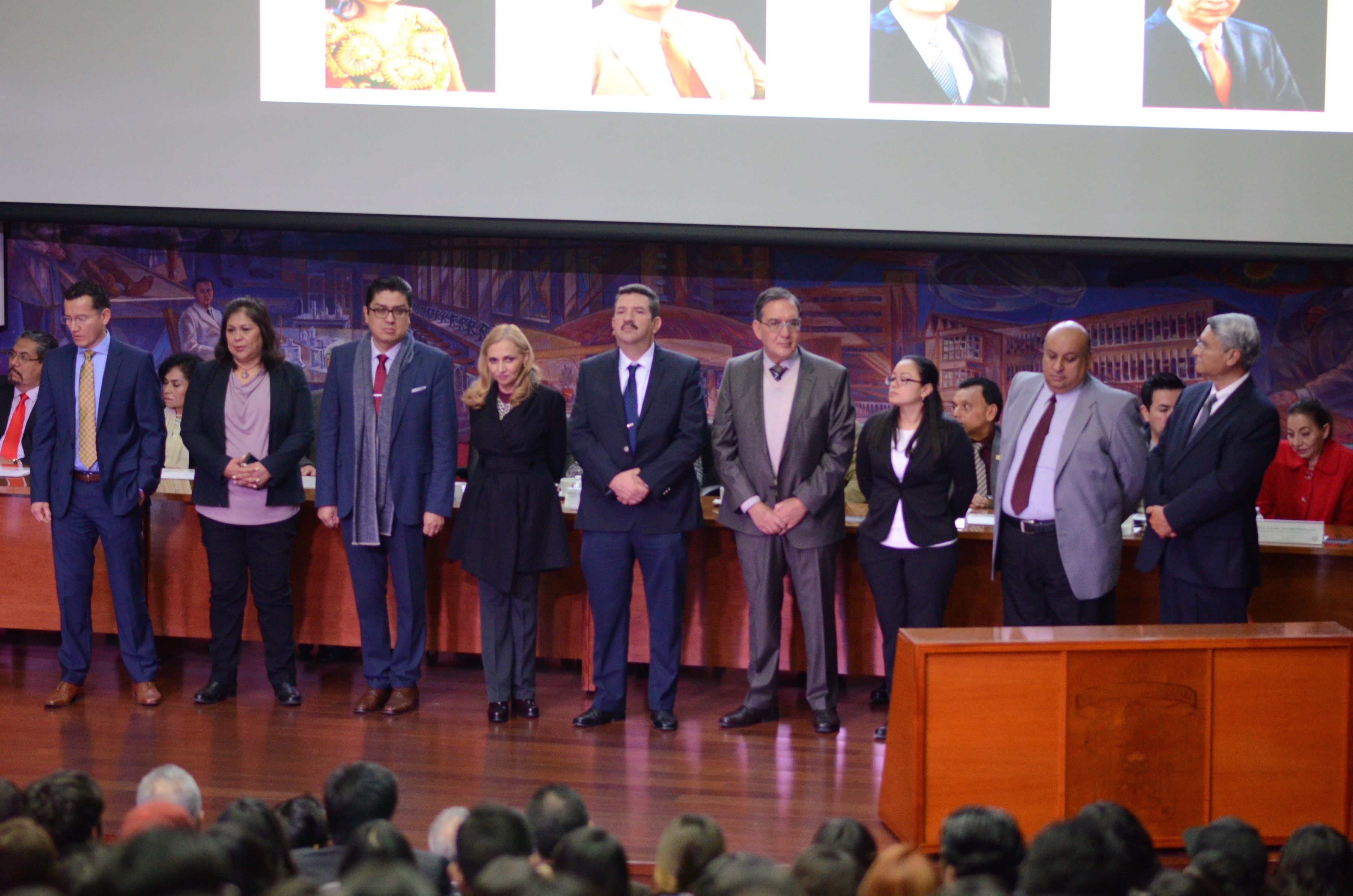 Directivos y funcionarios de la Primera División