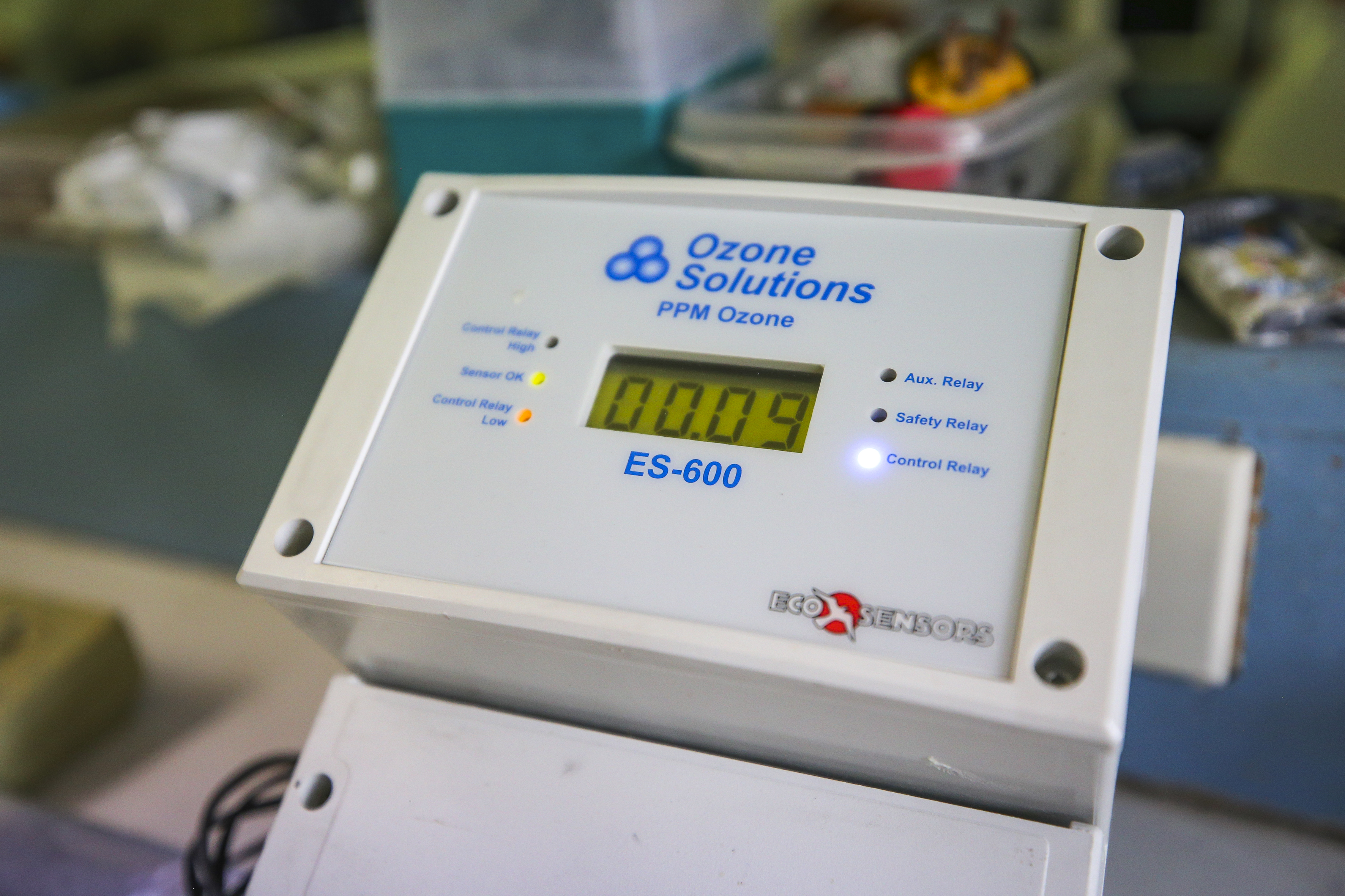 Aparato que mide el ozono