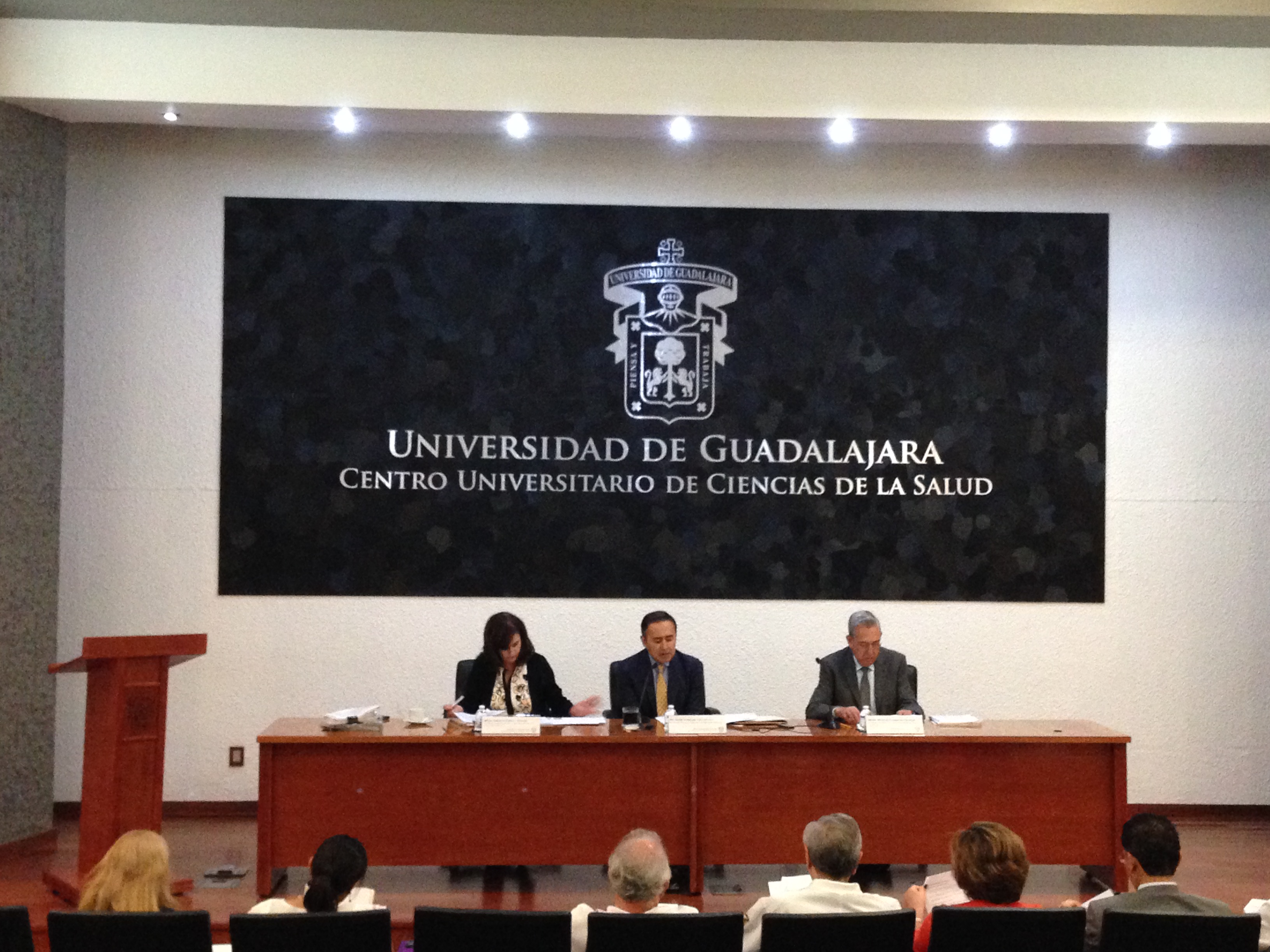 Miembros del Presídium Instalación del Consejo de Centro