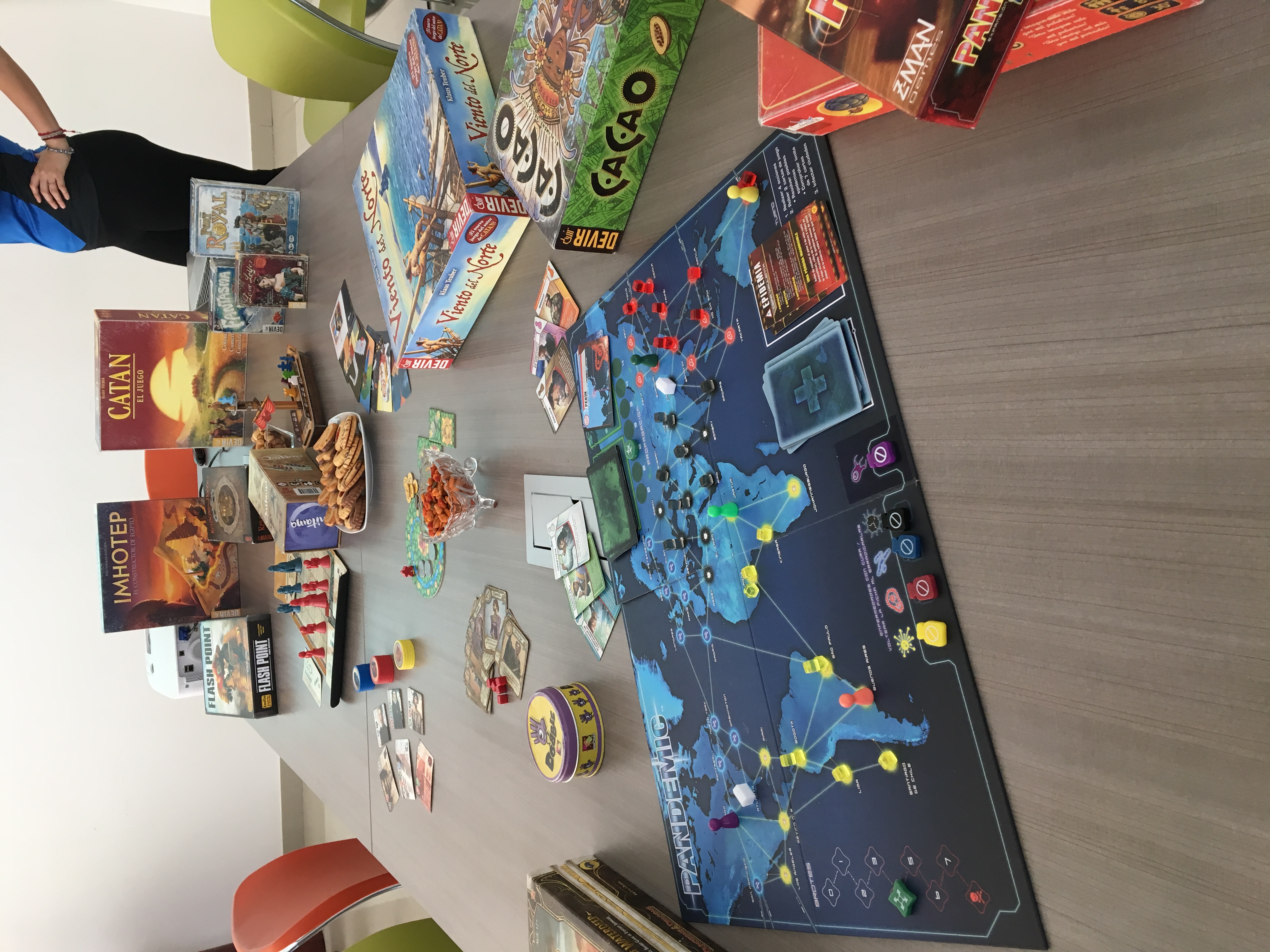 Exhibición de juegos de mesa