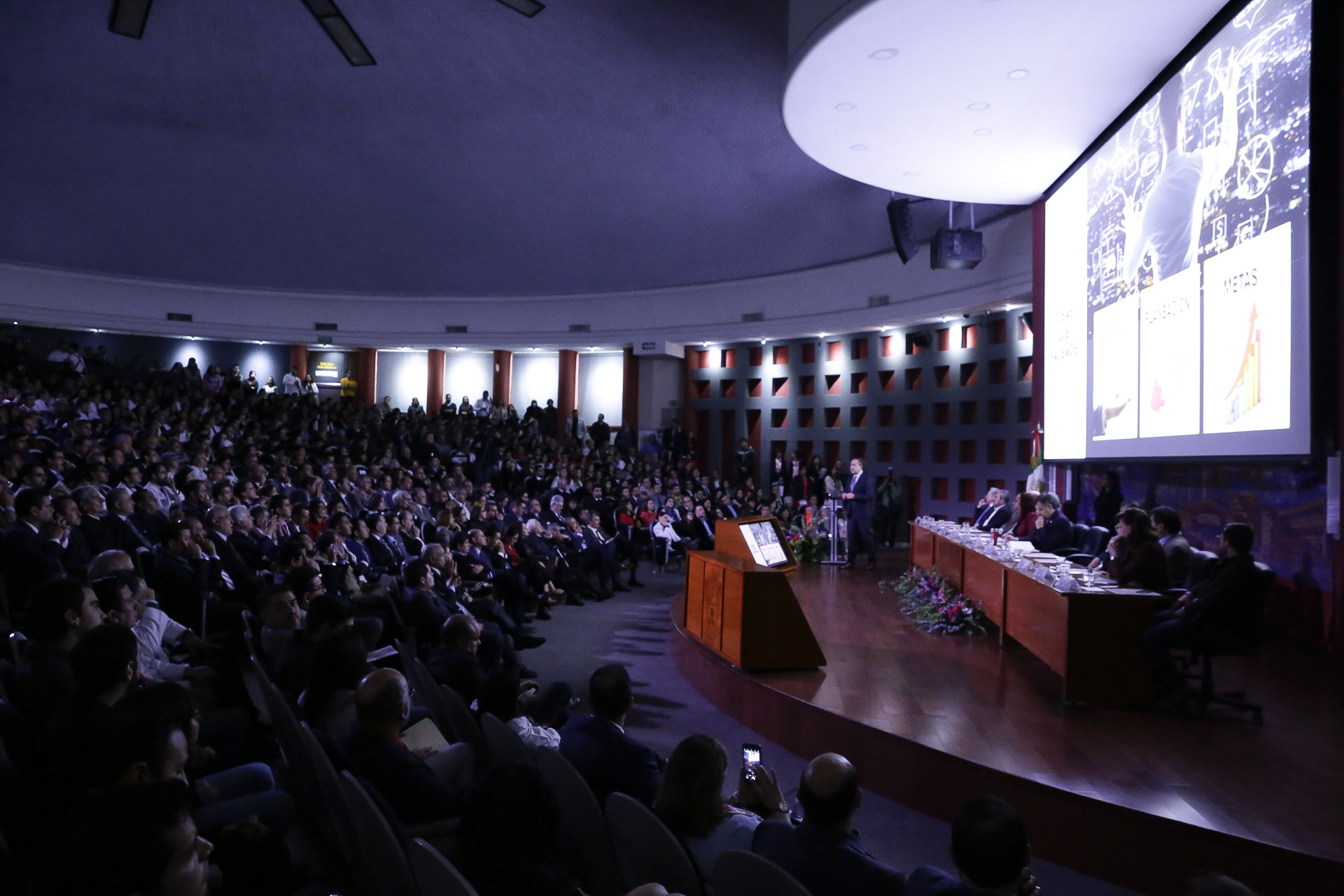 Vista del Auditorio con lleno total