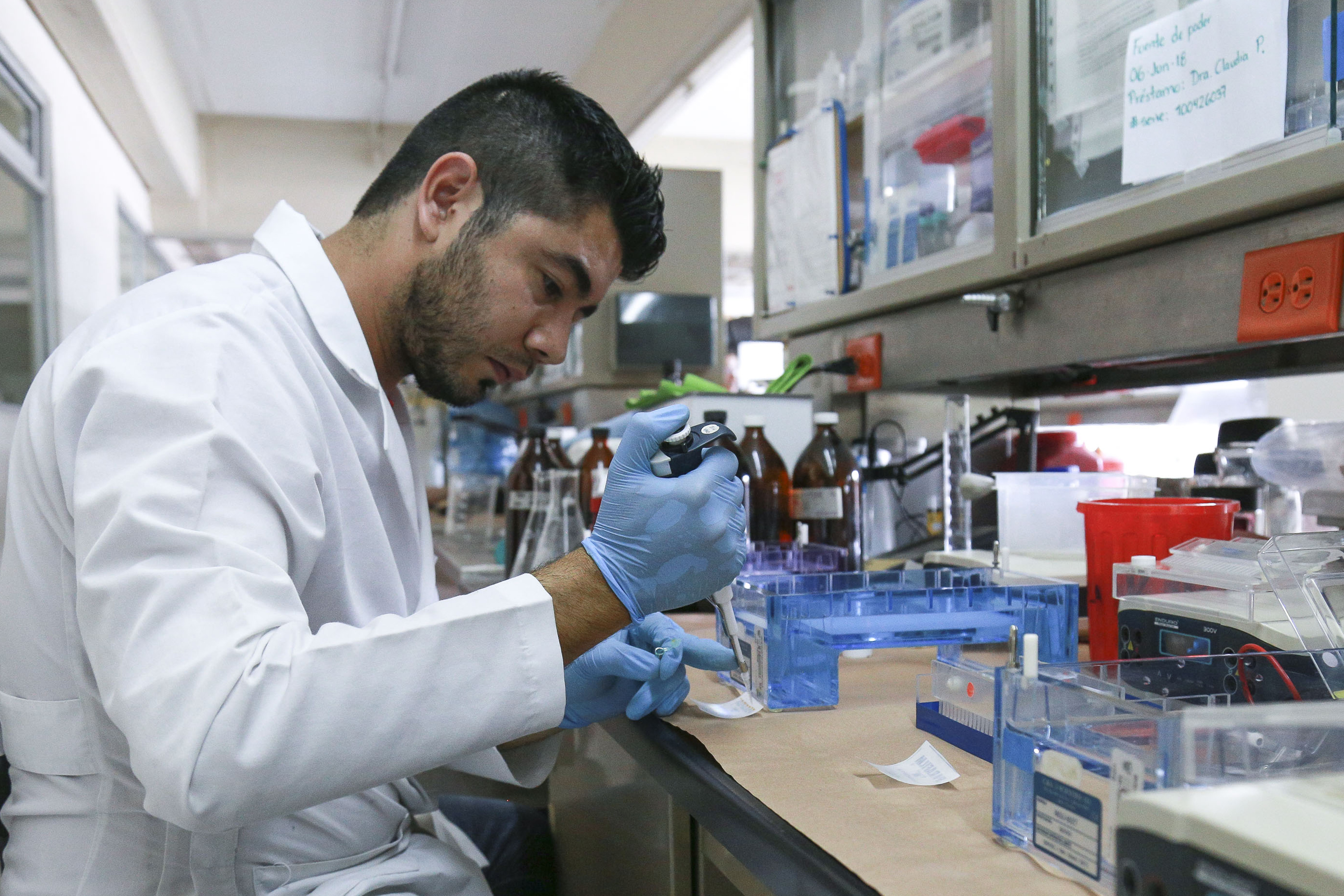 Investigador en laboratorio