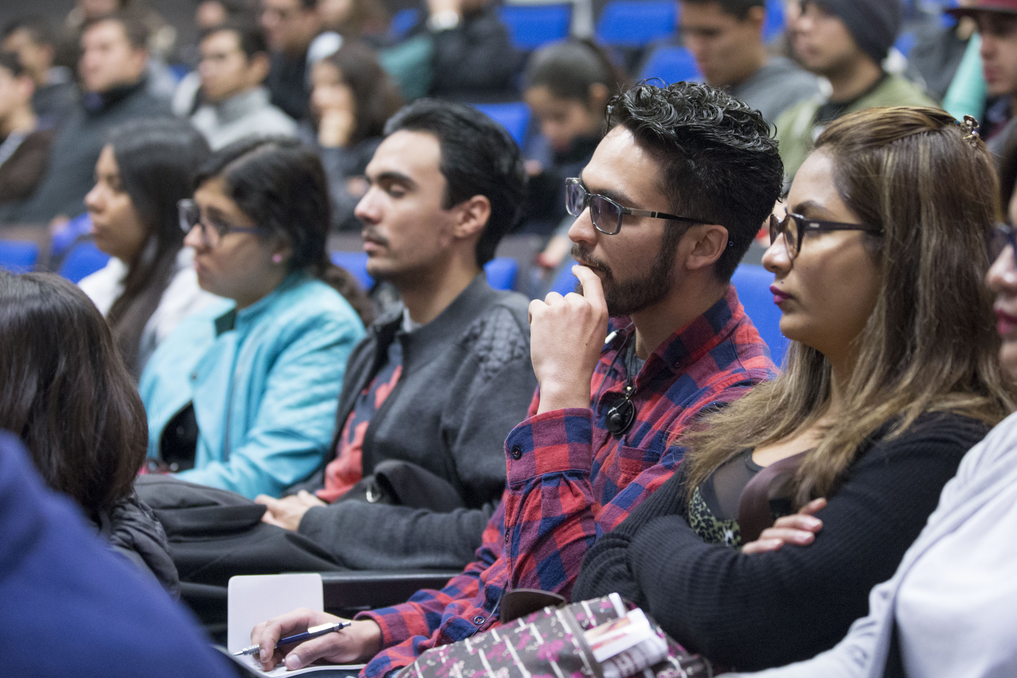 Estudiantes asistentes a las 1a. Jornada de Sexualidad