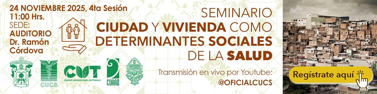 Seminario Ciudad y Vivienda como Determinantes Sociales de la Salud