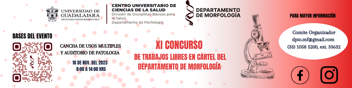 XI Concurso de trabajos libres en cartel del departamento de morfología