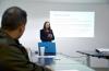Mtra. Fabiola Macías impartiendo Taller Orientación Profesional