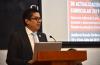 Rector del CUCS declarando inaugurada la cátedra