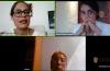 Captura de pantalla de Zoom las participantes en el Webinar