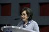 Dra. Ana Mercado ofreciendo discurso inaugural