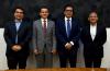 Nuevos directores de División en compañía del rector del CUCS