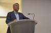 Dr. Rodrigo Ramos presentando el simulador