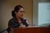 Coordinadora Doctorado Nutrición Traslacional inaugurando la Jornada