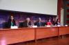 Miembros del presídium celebración del 20 Aniversario de la Licenciatura en Nutrición
