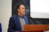 Dr. Jaime Andrade, rector del CUCS en discurso inaugural de la XXVIII Semana Nacional de Investigación Científica
