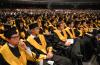 Alumnos de Medicina en su acto de graduación