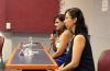 Jefa de Salud Pública y secretaria Académica de CUCS durante presentación del curso
