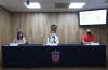 Miembros del presídium en la rueda de prensa